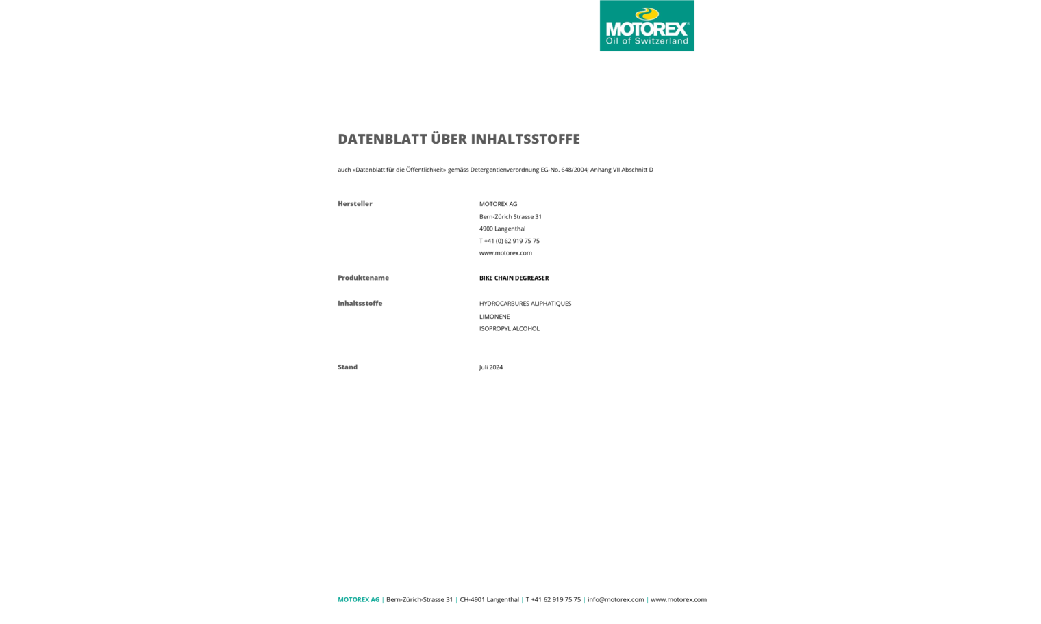 Datenblatt über Inhaltsstoffe_BIKE CHAIN DEGREASER.pdf