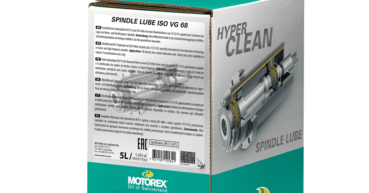 SPINDLE LUBE ISO VG 68 HYPER15/13/10 - INDUSTRIAL LINE | MOTOREX